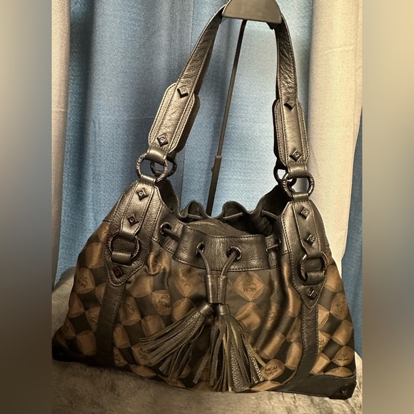 ❤️SOLD❤️Mcm tote canvass and leather bag - Picture 1 of 7